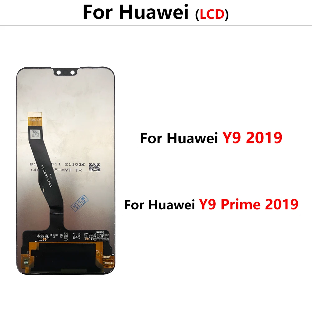 Écran Complet Tactile + LCD Pour Huawei Y9 2019 - Neuf D'origine - Pièce De Remplacement