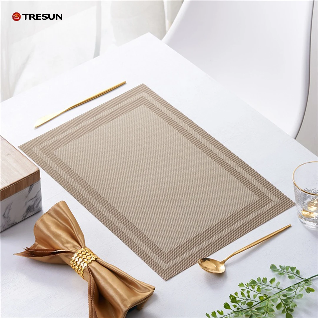 Kitchen Dinning Table Tableware Place Mats Oilproof Heat Resistant