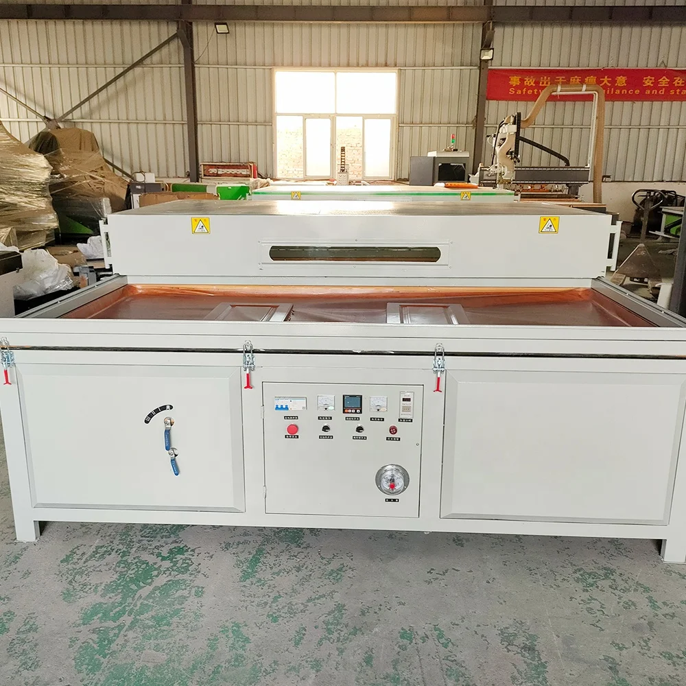 Manual Working PVC Film Vacuum Press Machine Price Woodworking Membrane Machine PVC Vacuum Press Machine for Cabinet Door