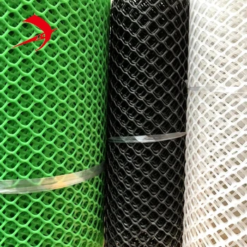 Colorful 280-430g/m2 plastic plain netting/square plastic