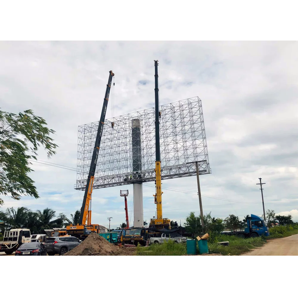 LF Steel Billboard Structure Outdoor Space Frame