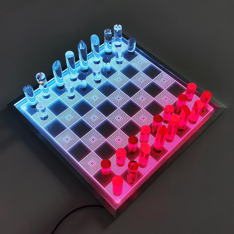 Chemical-Emitting Board Games : luxury Chess set