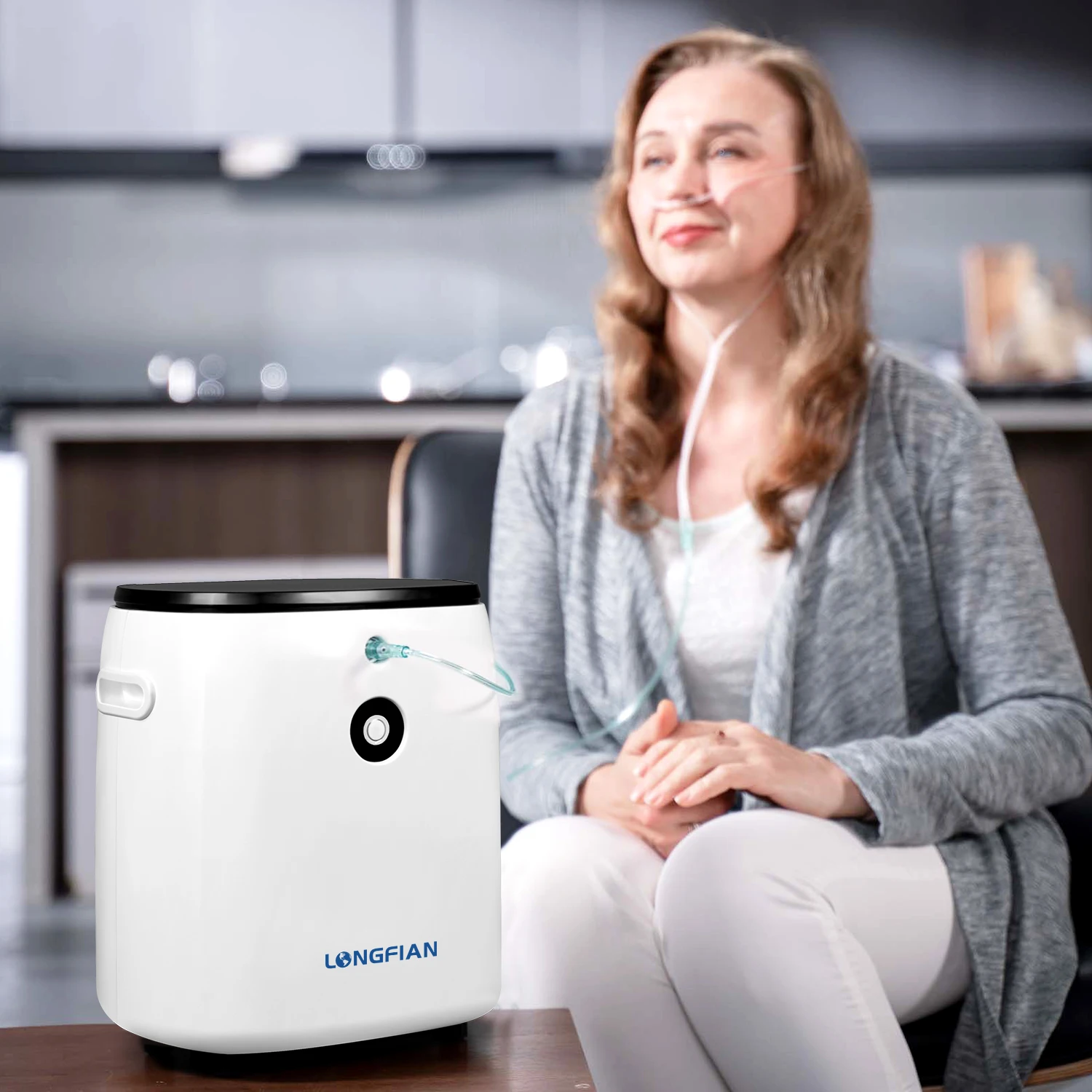 Portable Smart Mini  Oxygen Concentrator  Continuous Flow for Sale