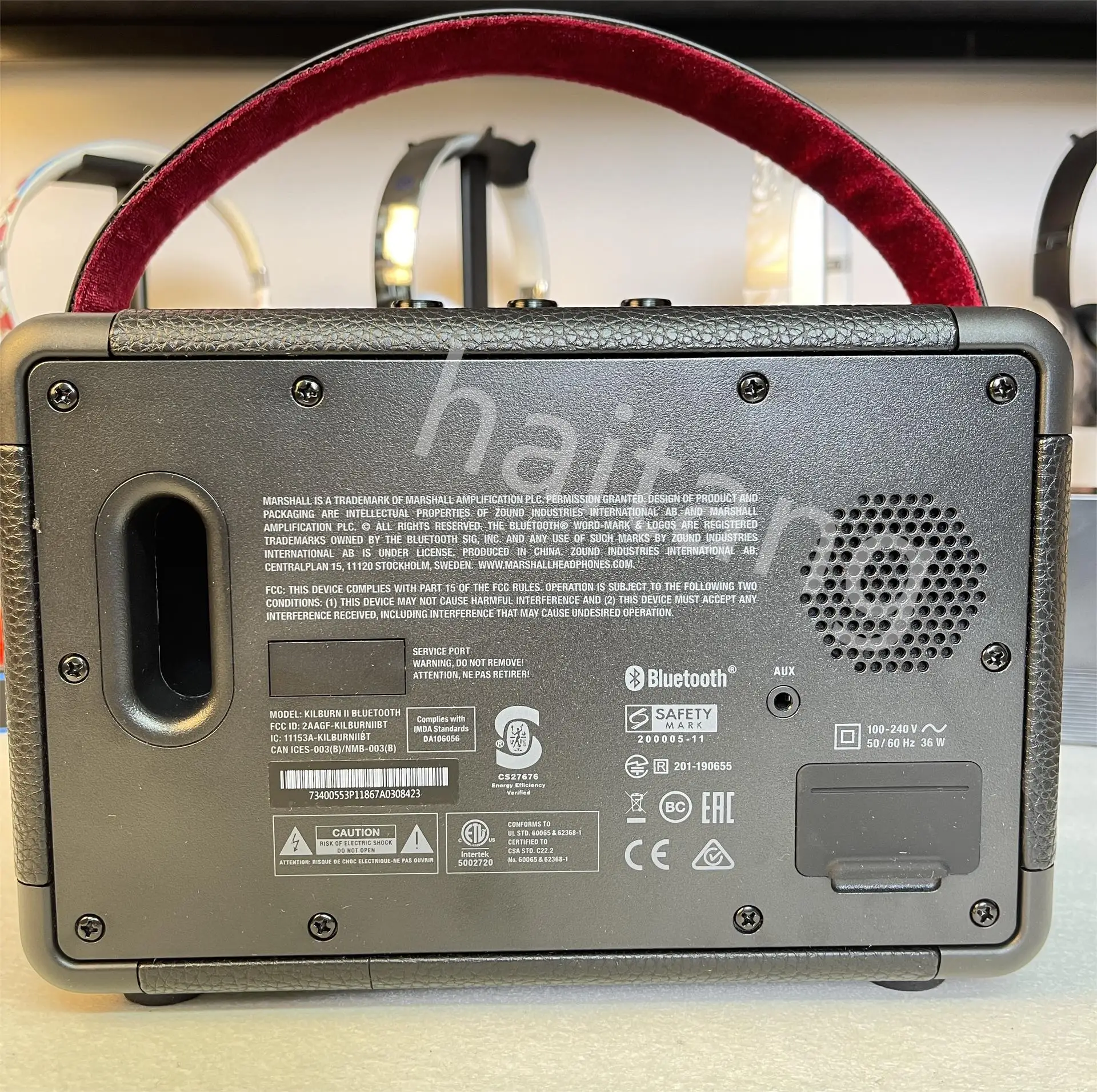 Original Marshall Speaker Kilburn 2 Ii Wireless Bluetooth Portable