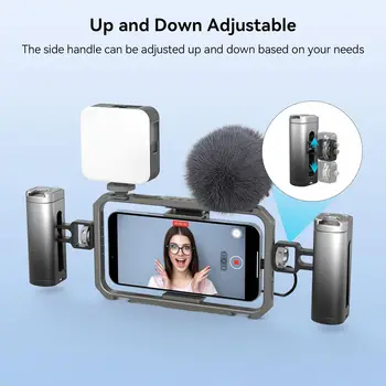 SmallRig up and Down Adjustable Mini Side Handle for Phone Cage Smartphone Video Rig - 3894 detail image