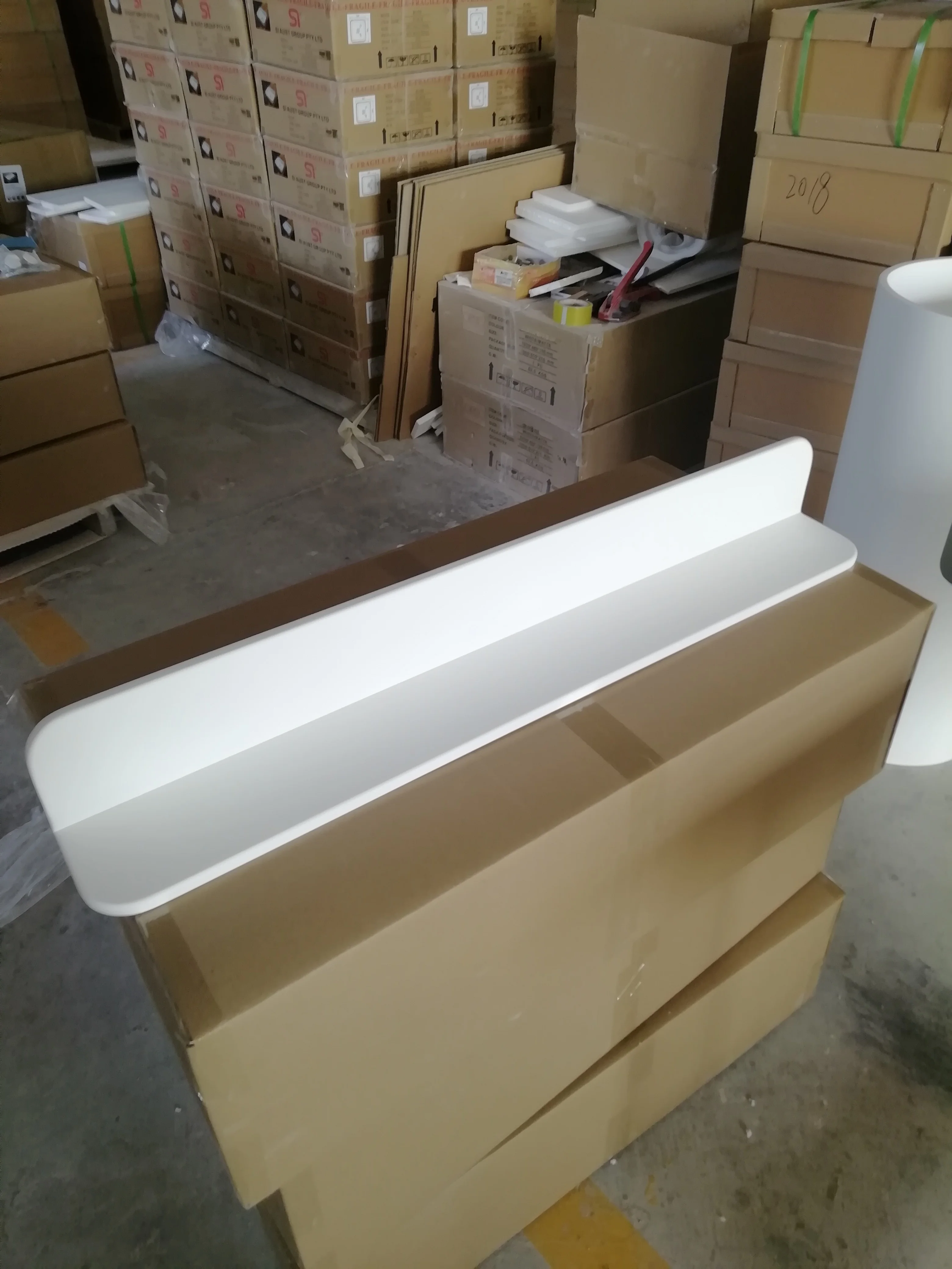Solid Surface Shelf Resin Stone Bathroom Corner Shelf/decorative Corner Shower Shelf/Corner Wall Shelf
