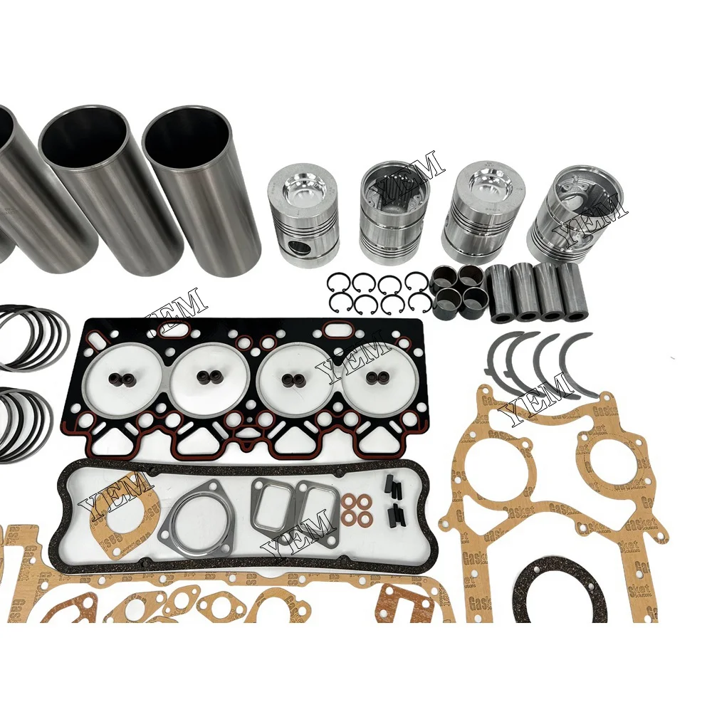 4.236 Cylinder Liner and Gasket Kit With Bearing Set for Perkins Universal Engine Parts 4