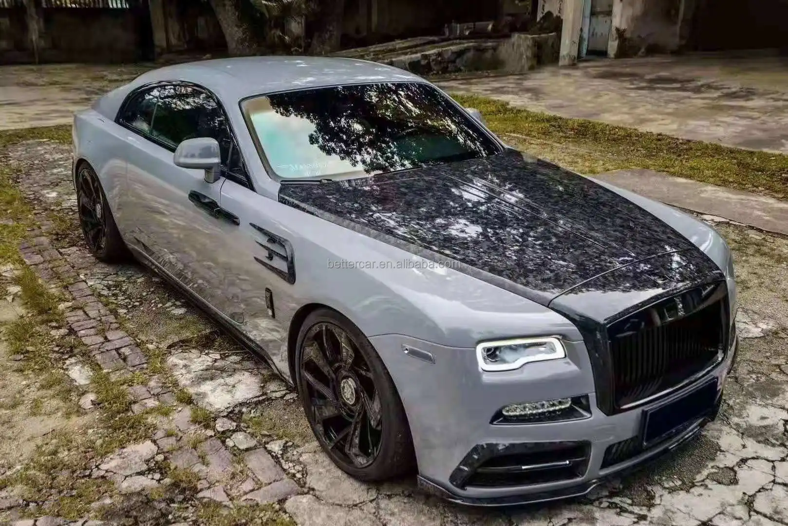Perfect Fit Rolls Royce Wraith Car Body Kit MSY Style Front Rear Bumper ...