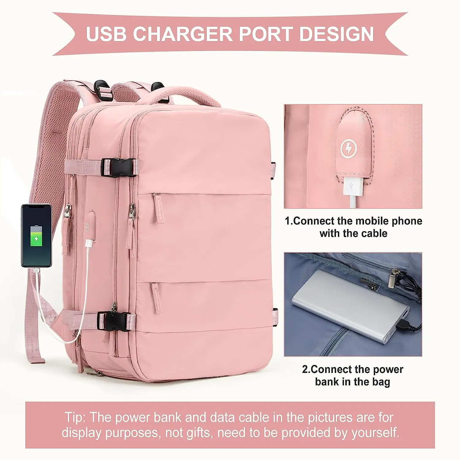 Oem Customized Multifunction Backpack Nylon Backpack Travel Polyester Luggage Sets Travel