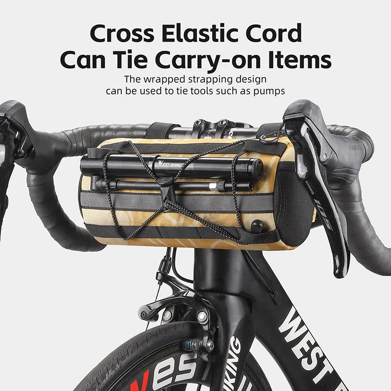 WEST RIDE ウエストライドCYCLIST PADD BAG IN BAG WEST BIKING Handlebar Bag - Durable, Waterproof, 2L Capacity