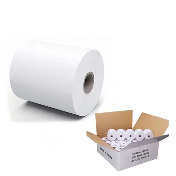 Durable Using 100% Wood Pulp 80x80mm 48GSM 55GSM 70GSM thermal paper for POS system
