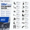 Programmes de gym avancés pour personnes noires