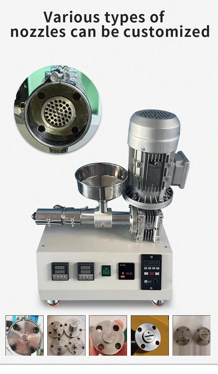 Mini Plastic Extruder Lab - Single Screw Extrusion Machine
