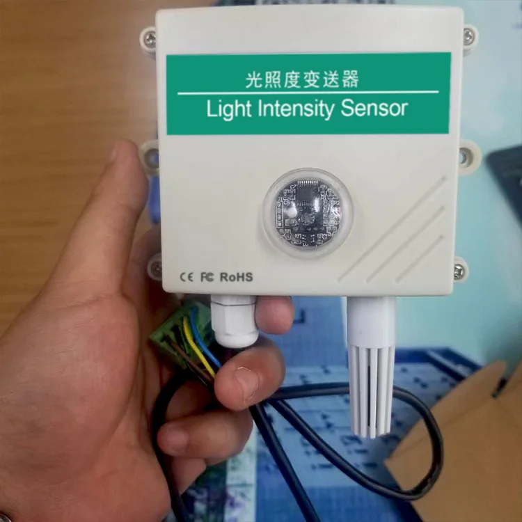 Digital lux Meter Smart Sensor Outdoor lux Light Sensor with Rs485