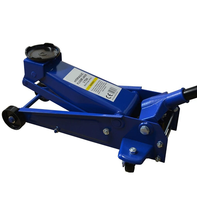 Cric/Sollevatore/Martinetto idraulico a carrello 2T/2000Kg + Cavalletti