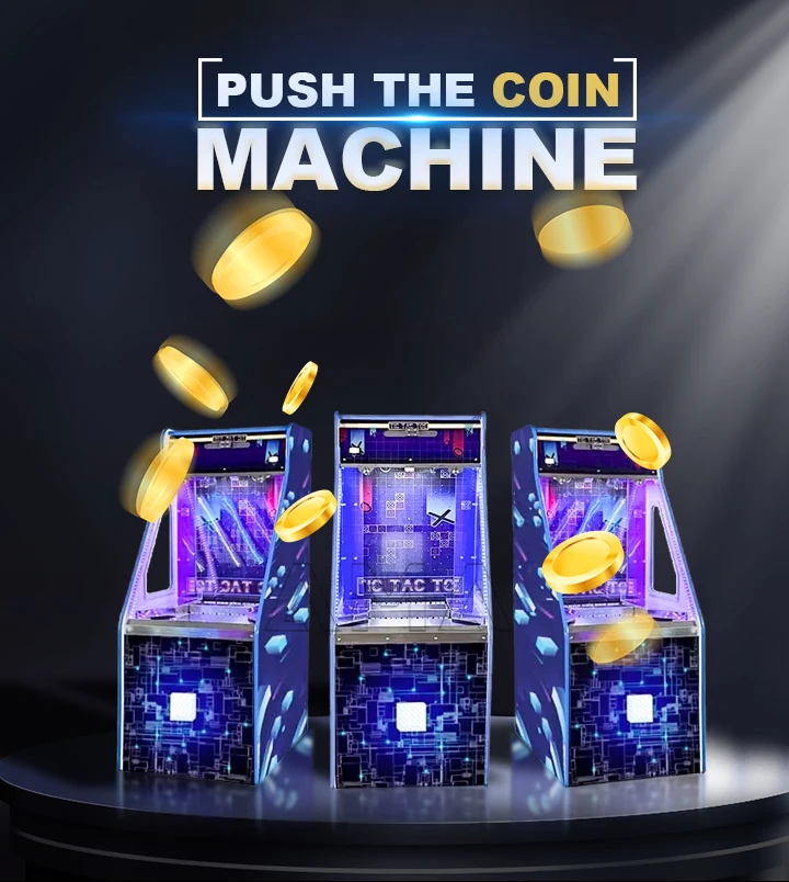 Hot Selling Coin Operated Games Bonus Hole Coin Pusher Arcade Ticket