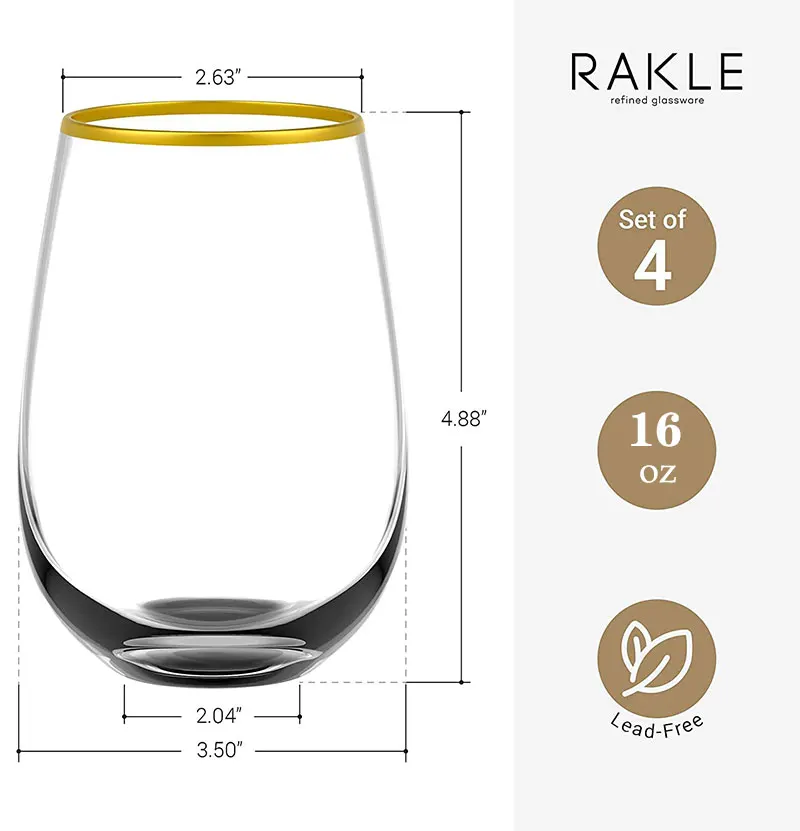 Bulk Pet Or Acrylic Plastic Wine Glass 14oz Custom Party Wedding Plastic Stemless Wine