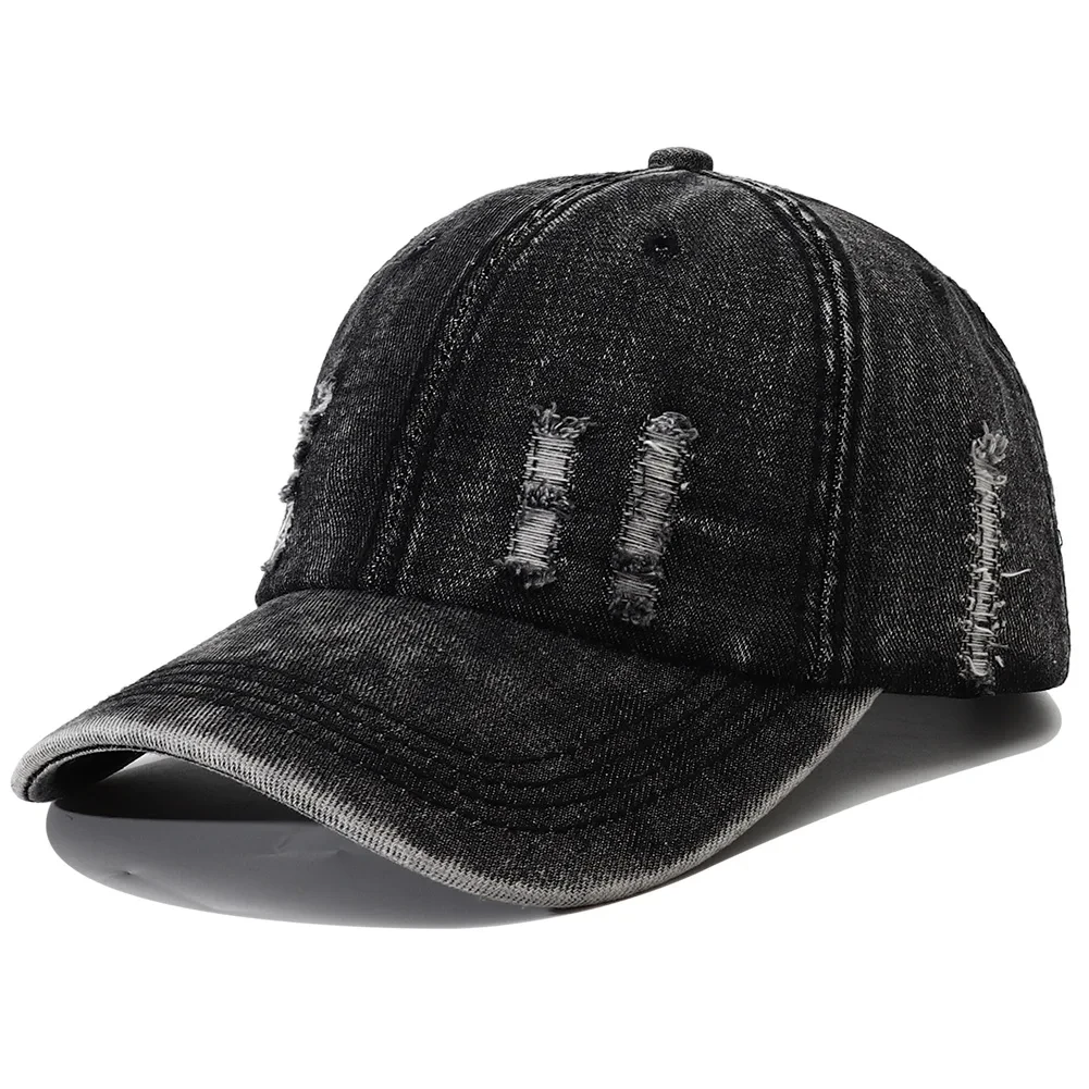 格安 Y2k Color Solid Quality High New 2024 Denim Cap Baseball 帽子
