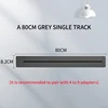 UNA PISTA SENCILLA GRIS DE 80 CM