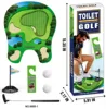 Toilettes de luxe couleur golf-boîte-vert