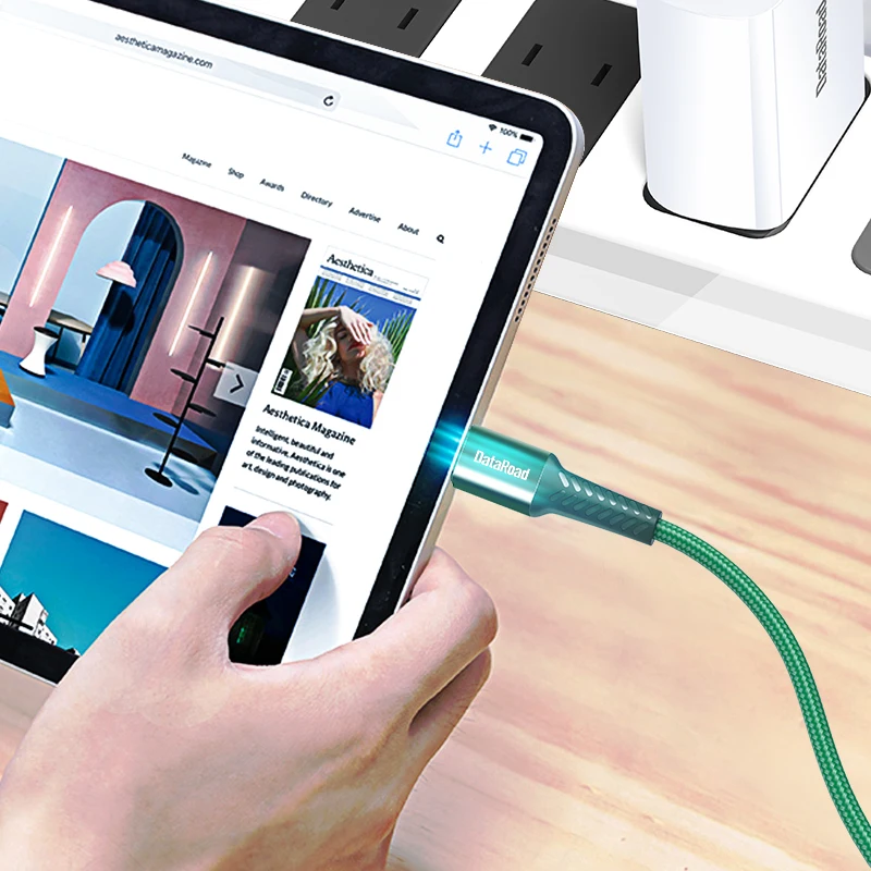 Кабель для быстрой зарядки DataRoad, PD 60 Вт Кабель для быстрой зарядки Type-C в Type-C, 5A PD, зарядный кабель для телефона