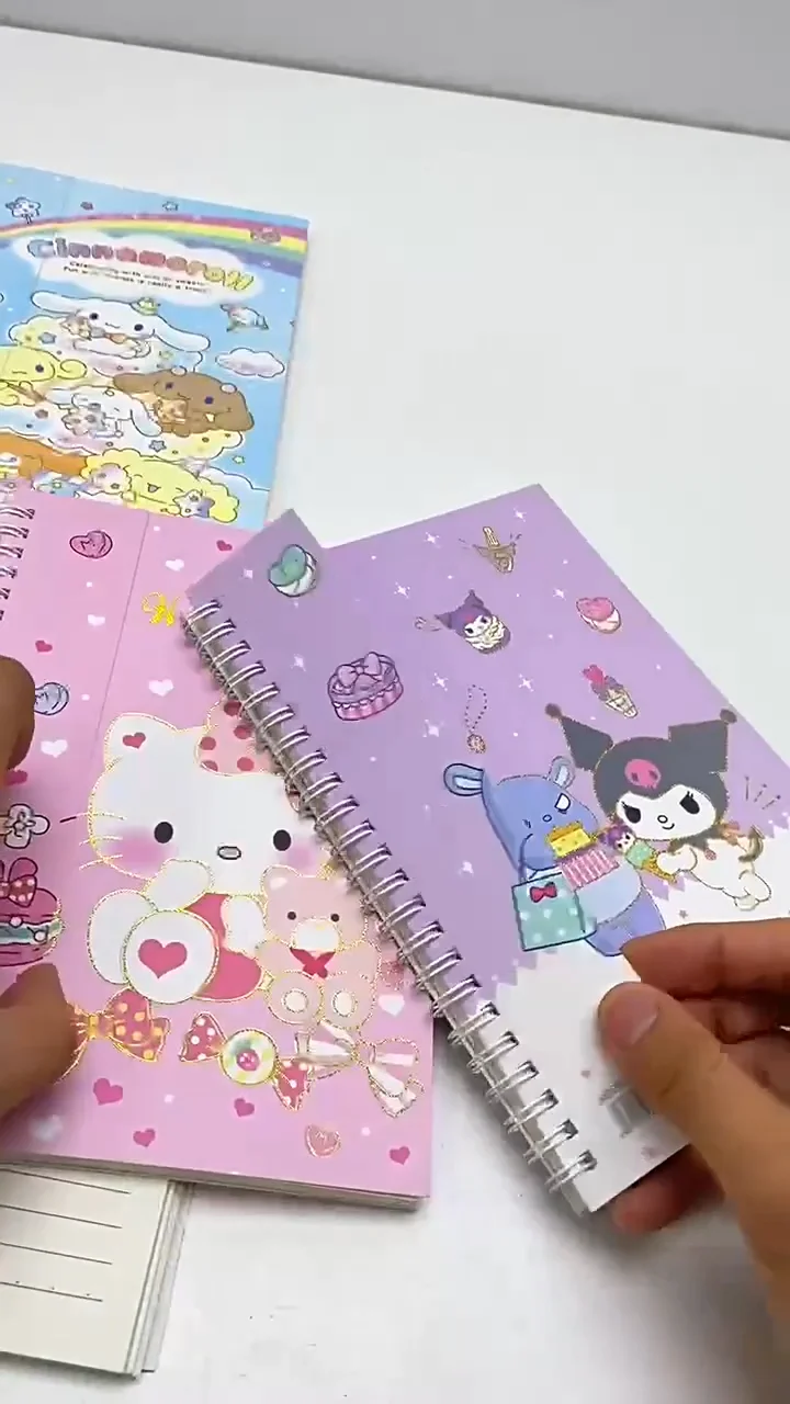 Baoyu Kulomi Cinnamoroll Cartoon Girl Notebooks For Students Hardback ...