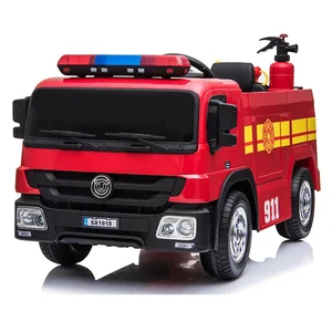 Ride-on Carsjsjxjdkixoxkkxk Kids Large Electronic Ride on Fire Truck and Cars With 2.4G Rc for Children to Drive