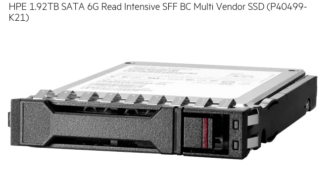 Fast Delivery HPE 1.92T 3.84T SAS/SATA 2.5" SFF SSD Compatible for HPE Sever