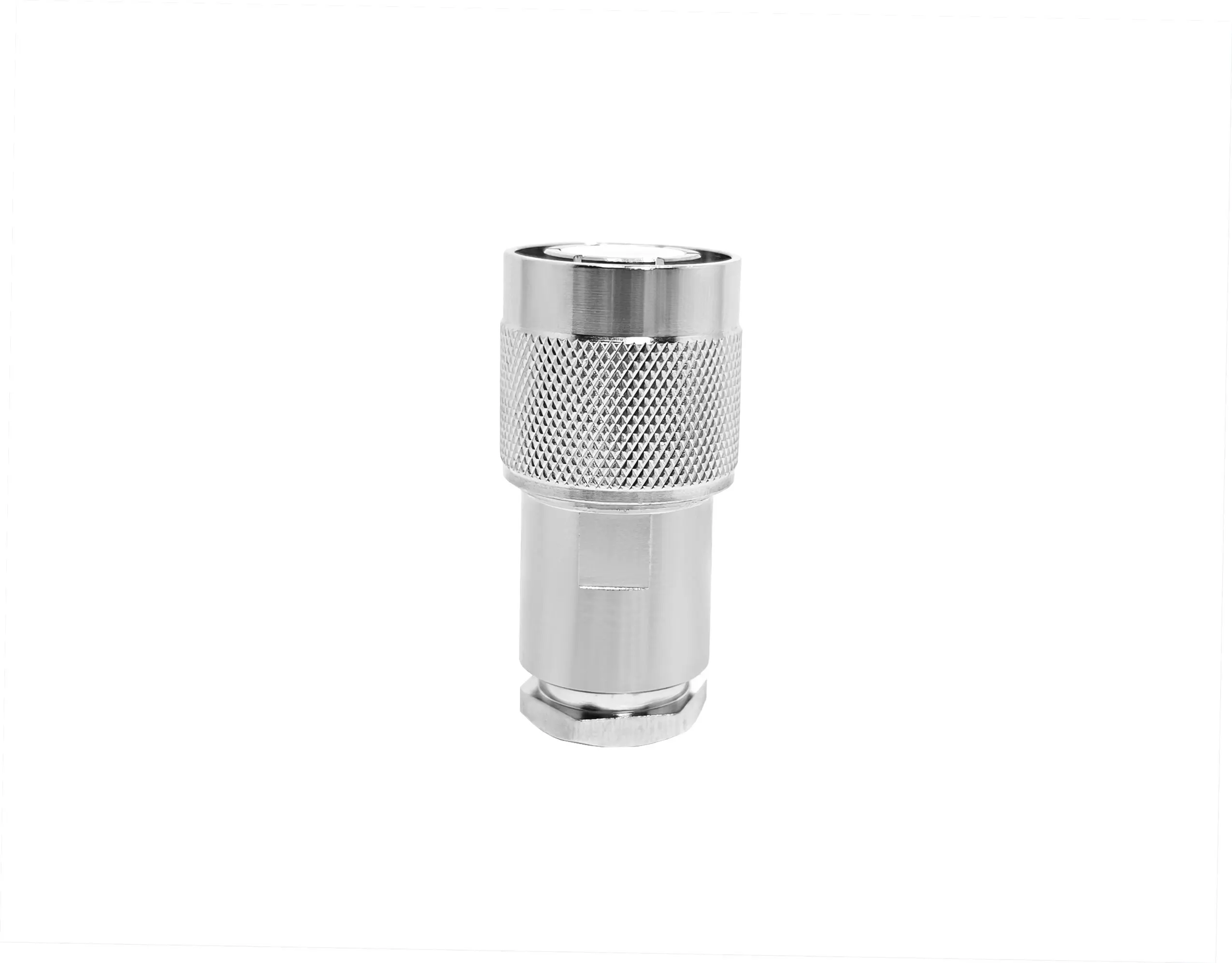 RF Connector 50 Ohm HN Male Pin High Voltage Clamp for LMR400 RF Coaxial Cable Plug