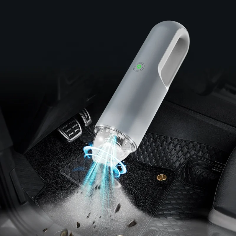 Портативный 8KPa Мощное всасывание беспроводной ручной вакуумный пакет для хранения автомобильного пылесоса шерсти домашних животных вакуума