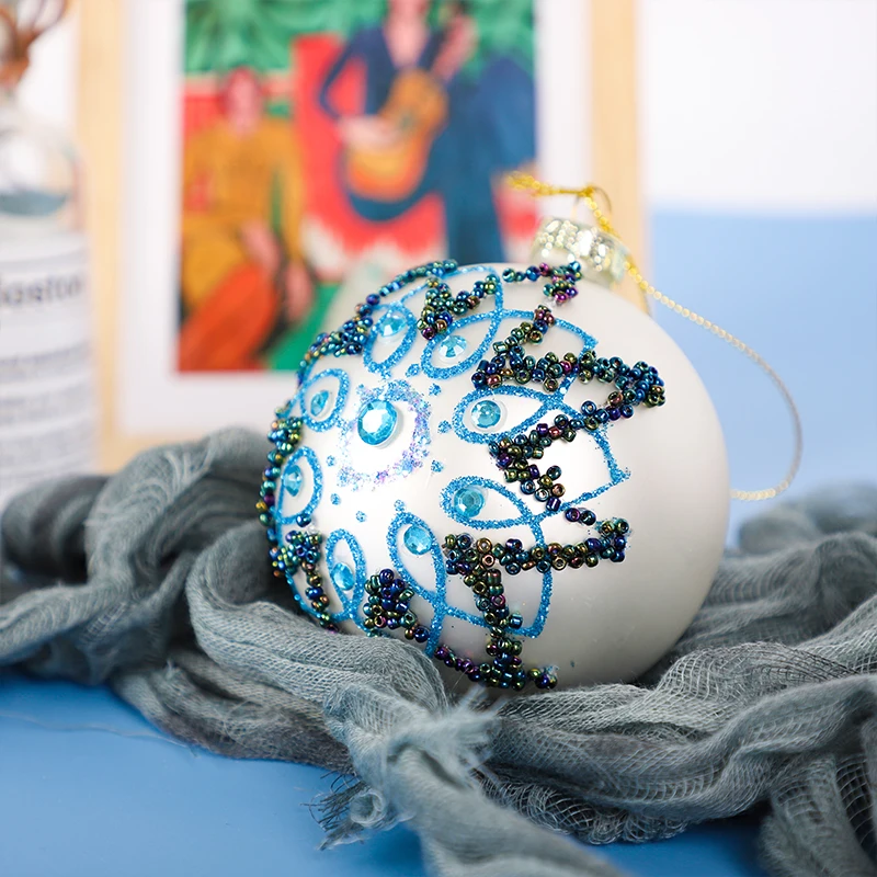 Longstar Factory Sells Christmas Ball Decorations Directly Handpainted