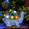Succulent turtle solar lamp
