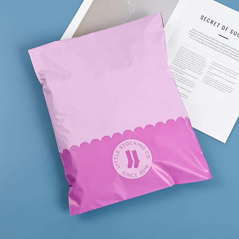 OEM Custom Poly Mailers Plastic Mailing Bags factories' Logo Shipping Clothing Biodegradable Packaging Colored