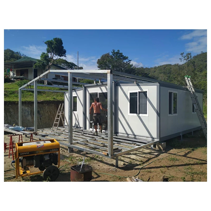 Factory direct sales  expandable folding container house 2 bedrooms bed prefabricated foldable container home