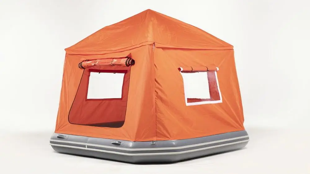 Inflatable Shoal Floating Tent Camping Inflatable Water Pool Tent