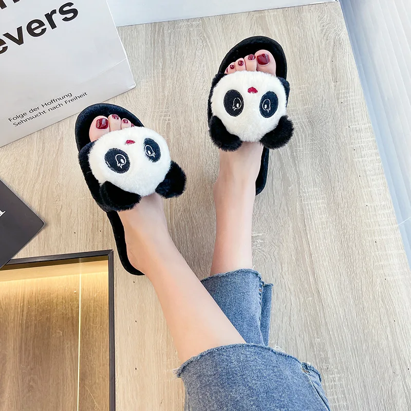 Wholesale Winter Women's Fur Plush Soft for Cute Fashion Warm Fluffy TPR Sole New Style