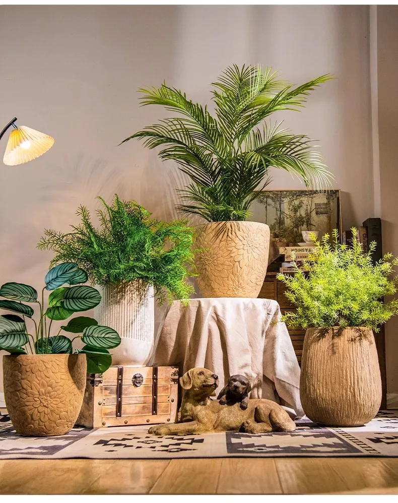 product factory direct mgo flower pot magnesium oxide planter fiber clay lightweight cement decorative indoor outdoor oem manufacturer-10