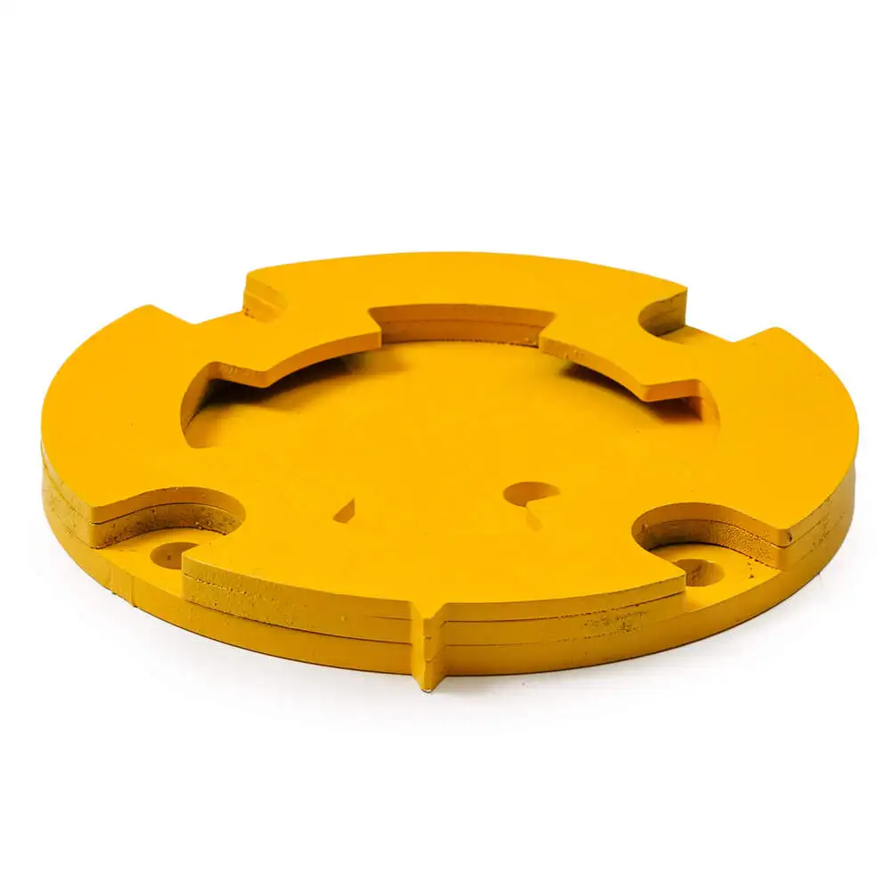 Heavy Duty Bollard with Removable KeyLock 90mm In-Ground Roller Door Yellow Steel Material supplier