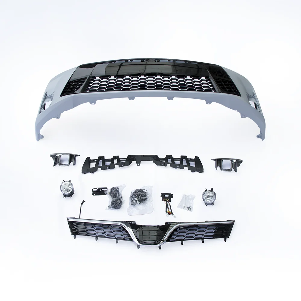 TDCMY Body Kit Include Front Bumper Assembly Grille for Toyota Sienna 2011-2020