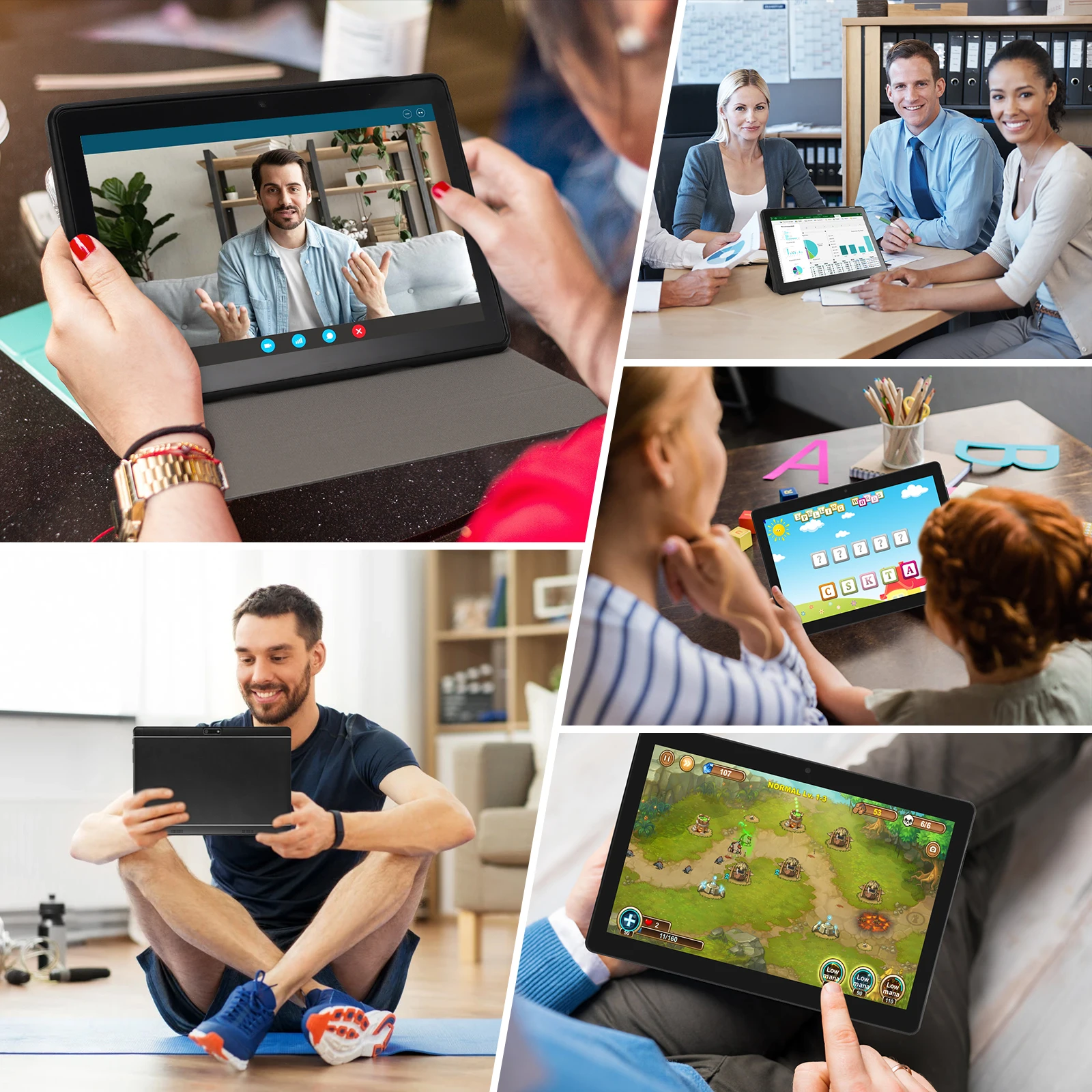 Custom Cheap 10'' 10.1 Inch Android Tablet Low Power Consumption Tablet PC
