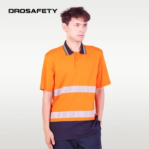 Logo Polo Shirt Fr Clothing Knitted Work Clothes NFPA 2112 Flame Retardant T-shirts for Men