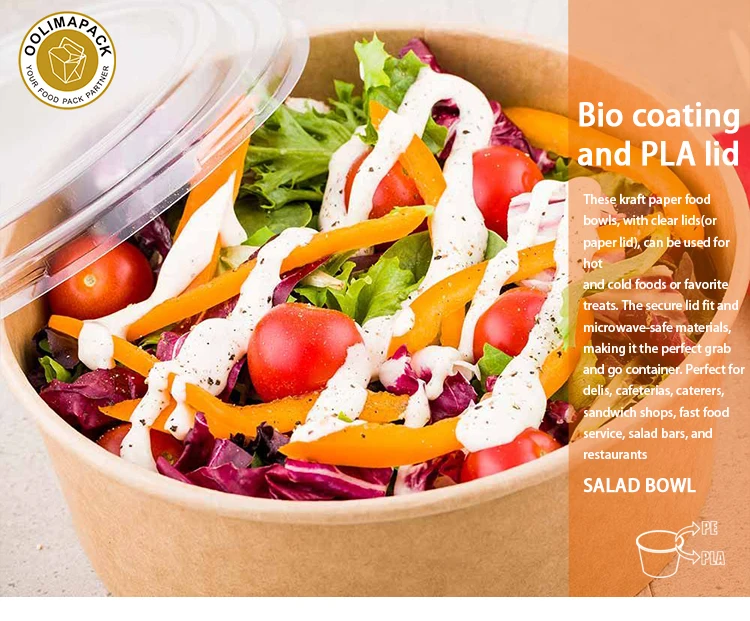 Take-Away Salad Packaging Bowl & Box