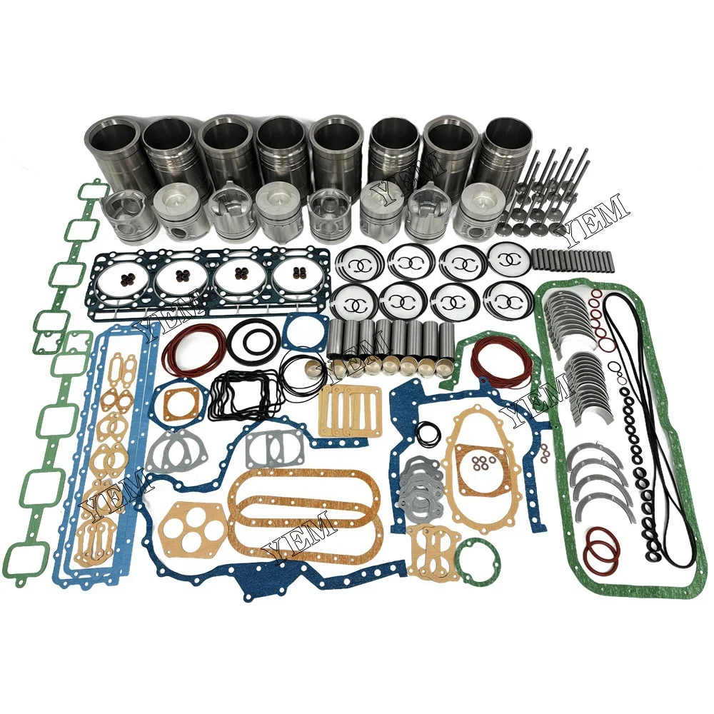 Engine Rebuild Kit RF8 Cylinder Liner and Gasket Kit With Bearing Valve Guide for Nissan
