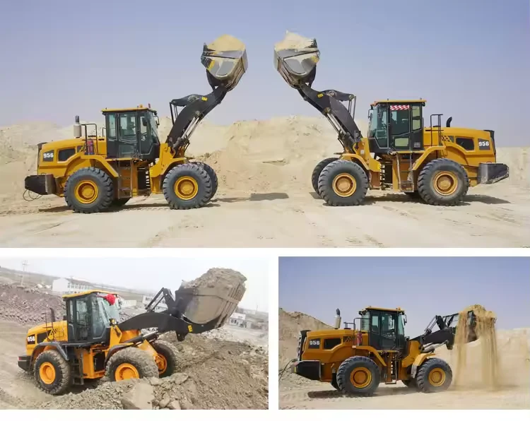 Front Loader 4x4 17ton High Power Engine Multi-Functional Wheel for ...