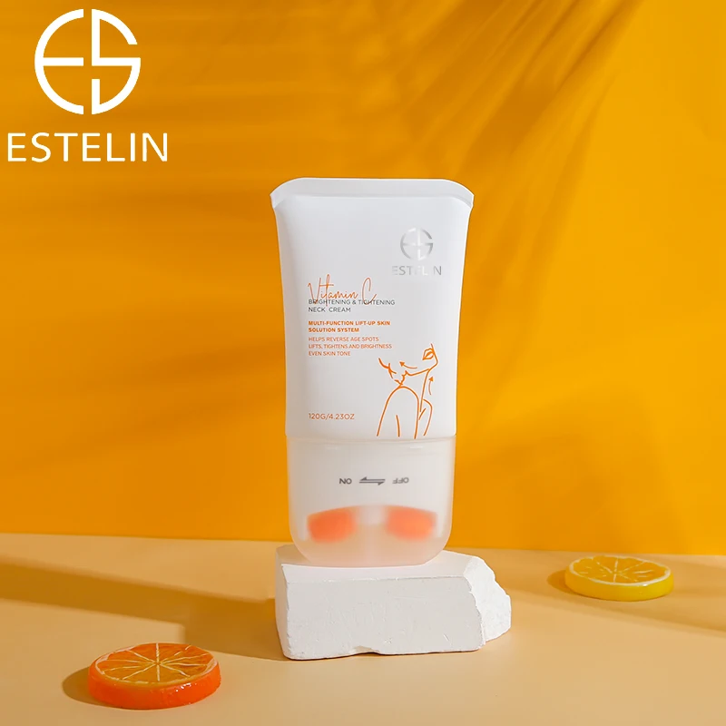 ESTELIN Vitamin C Dark Neck Removal Brightening Tightening Lifting Firming Neck Cream 120ml