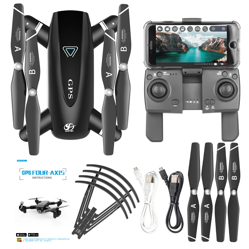 ドローンS167 S167 ドローン - 4K カメラ付き GPS 5G RC クアッドコプター WIFI FPV