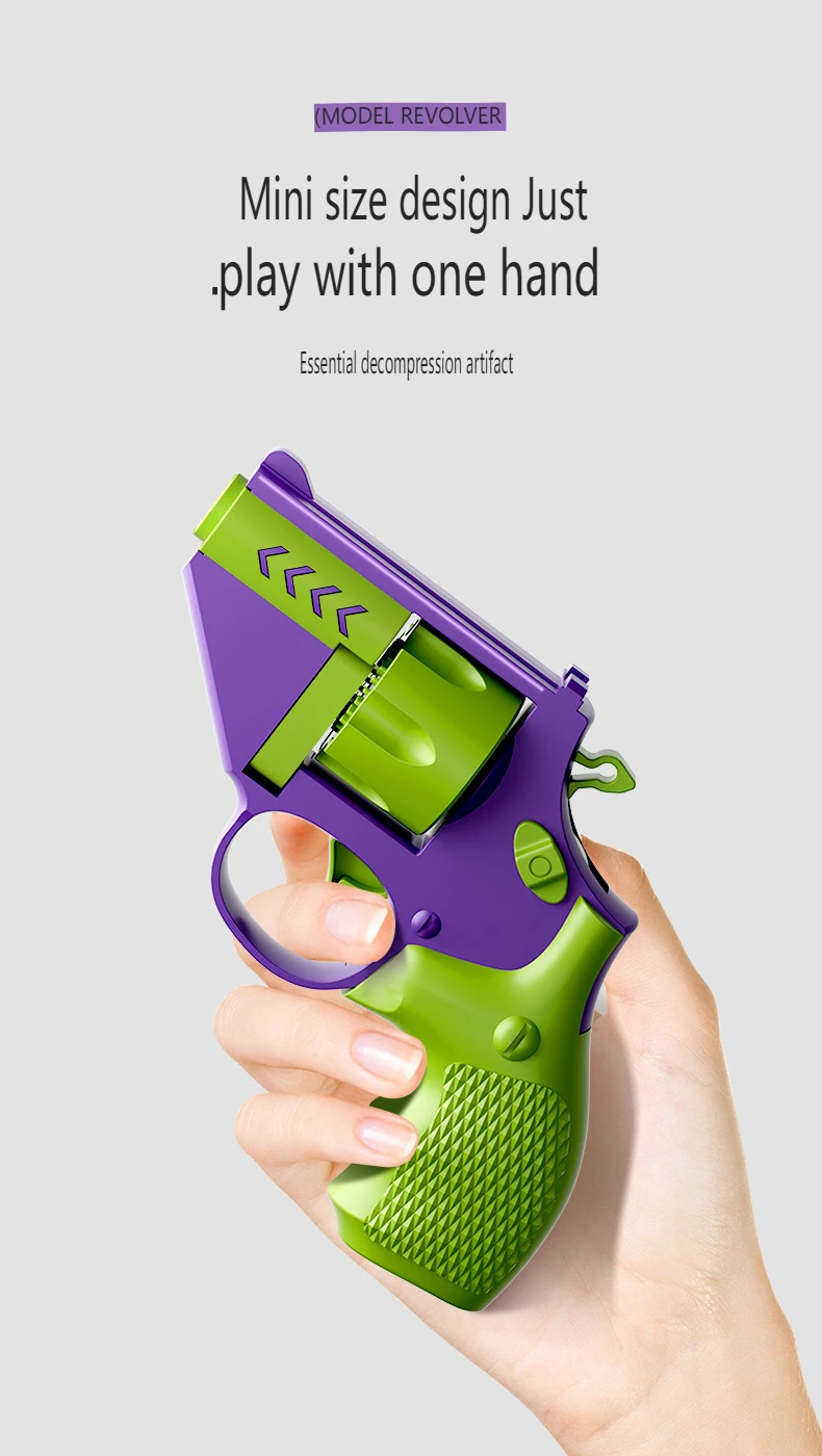 Vp366 Plastic Revolver Soft Gun 3d Decompression Decompress Turnip Gun ...