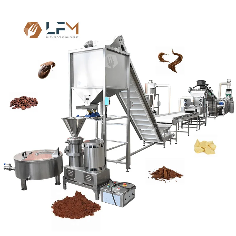 LFM Cacao Butter Making Full Processing Machinery Turkey Plant Cocoa Powder Production Machine