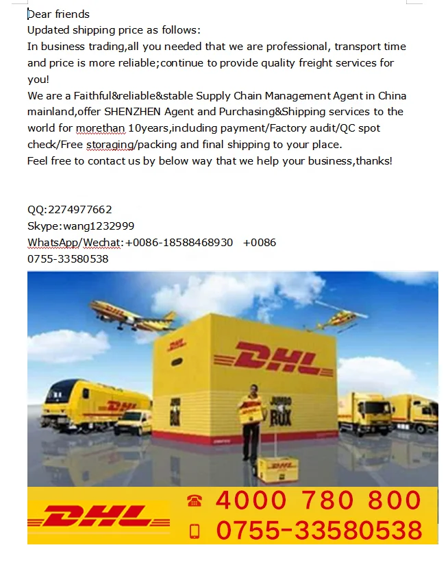 Express Shipping From Hongkong Shenzhen China To Usa/uk/germany  -whats/wechat:+8618588468930 - Buy Dropshipping Service Dhl Hong Kong,Fast  Cargo Freight Service To Usa/uk/germany Consolidated Shipping,Door-to-door  Freight Service To Usa/uk/germany ...