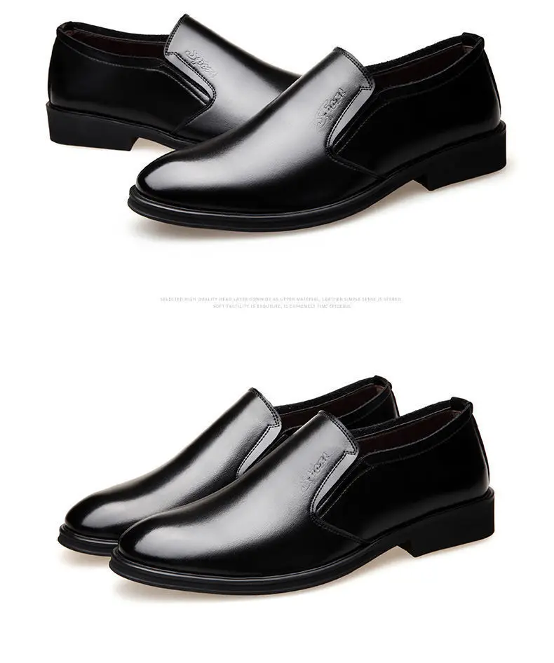 New Men's Dress Shoes High Quality Leather Dress Shoes Men's Office Shoes